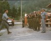 Campo D'arma 1987 - ten. Licari , Saluta la cp. - foto Riccardo NAVARRA