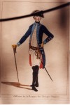 Officier de la Legion des Troupes Legere 1774  circa